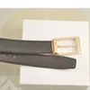 Cintura di lusso in pelle di mucca da uomo nuova moda classica vintage Pin Gp Tail Belt6SRG