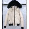 Men Women designer Down real Top fox fur jackets coat winter outdoor waterproof thickened warm stracket Suit high quality multi-color Casual solid color short model