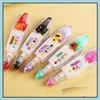 Ding Peinture Fournitures Coloriage Apprentissage Éducation Jouets Cadeaux Doux Floral Ruban Stylo Autocollant Drôle Enfants Papeterie Décor Bandes Étiquettes Papier