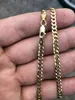 Men's Women's Cuban Link Chain 14K Gold Plated 7mm