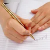 أقلام حبر جاف 20pcs / 2021 الخيزران النحاس نوعية جيدة بول نقطة القلم مكتب