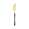 Ensemble de couverts en acier inoxydable avec poignées ABS Poignées créatives Cuisine Couteau Couteau Fourche Vaisselle Outils de cuisine