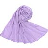 180 * 80 cm 헤어 맥시 코튼 저지 Abaya Hijab Scarf Turban Muslim Fash Foulard Turbans 여성용 Headscarf Voile Femme Musulman