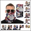 Kapaklar Spor Outdoors3D Kuşlar Baskılı Şapkalar Amerika ABD Ulusal Bayrak Sihirli Eşarp Yüz Maskesi Koruyucu Dişli Moda Bisiklet Maskeleri Drop D