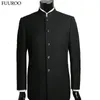mens suits design stand collar