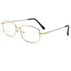 Montature per occhiali da sole alla moda TGCYEYO Occhiali da vista in lega di memoria Occhiali da vista da uomo semplici da lavoro Occhiali da miopia letterari di lusso leggeri da donna Y252