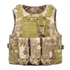 Airsoft Tactical Vest Molle Combat Assault Skyddskläder Platsbärare Tactical Vest 7 Färger CS Outdoor Clothing Hunting Vest 205 x2