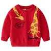 Enfants pull garçons Noël 2021 Nouveau automne en coton tops bébé vêtements caricatures pull en tricot pour garçons vêtements pour enfants y1024