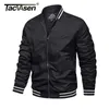 TACVASEN Giacca casual da uomo Primavera / Autunno Cappotti stile pilota Giacche bomber dell'esercito Giacca da baseball a vento Capispalla Soprabito Ragazzi 210819