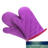 NOUVEAU 1PC haute température épaisse isolation chaude four à micro-ondes gants fournitures de cuisine coton professionnel solide four mitaines prix usine conception experte qualité