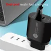 20W PD-Schnellladegerät-Adapter QC3.0 USB-C-Reiseladegerät Dual-USB-Netzstecker für Samsung S21 Ultra S20 Huawei Android-Handy