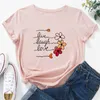 JCGO Summer Cotton Women T Shirt 5XL Plus Size Cute Love Flowers Print Short Sleeve Graphic Tee Tops Casual O-Neck Female TShirt 210623
