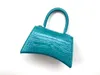 Genuine Leather Handbag Messenger Bags Design Brand Luxury Hourglass 2021 Classic Lady Alligator Grain Shoulder Bag Ticjl
