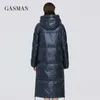 Gasman Теплый длинный толстый Parka женская зимняя куртка для женщин с капюшоном одежда одежда женское пальто женщин вниз 027 210916