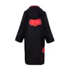 Cloak Akatsuki Cosplay Kostümleri Anime Ceket Mantle Deidara Kırmızı Bulut Robe Y0913