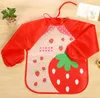 Baby Toddler Cartoon Overalls Waterproof Long Sleeve Bibs Children Kids Feeding Smock Apron Eating Clothes Burp Cloths SN3799