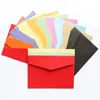 50Pcs/Lot 17.5x12.5CM/6.9*4.9INCH Solid Color Kraft Paper Products Greeting Card Postcard Thank-you Notes Envelope Simple Wedding Invitation Gift Envelopes HY0047
