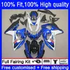 Carénages d'injection pour SUZUKI GSXR600 K11 Bleu noir GSXR750 23No.19 GSXR 600 750 CC 600CC 11 12 13 14 15 16 17 GSXR-600 750CC 2011 2012 2013 2014 2015 2016 2017 Corps OEM