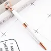 15 Färg Big Diamond Ballpoint Pen Crystal Gem Pens Metal Ballpen Advertising Present Custom Logo Fashion School Office Stationery JY0602