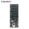 컴퓨터 케이블 커넥터 Tishric BTC-S37 마이닝 머신 마더 보드 8 16X 그래프 카드 Onboard Procrssor CPU Set Miner Video Slot Memory A