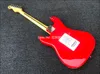 Jimi Hendrix039S Monterey Tribute Hendrix Monterey Red White ST 전기 기타 트레몰로 브리지 빈티지 튜너 8039065