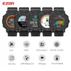 Mens armbandsbaserad hjärtfrekvensmätare GPS Smart Digital Watch Färgdisplay för Marathon Running Digital armbandsur