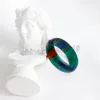 Luxus Mode Glitter Pailletten Finger Ringe Bunte Natürliche Opal Schmuck Ringe Für Frauen Sternenry Galaxy Universe Geometrische Ring