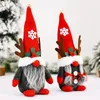 Gnomes Décor De Noël Bois Créatif Ornements Nains Gnome Suédois De Noël Forêt Sans Visage Vieil Homme Cadeaux
