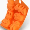 Halloween Cake Silicone Mold Bat Pumpkin Formy DIY Bakvorm Voedsel Grade Chocolade Biscuits Mallen Festival Cakes Gereedschap BH5337 TYJ