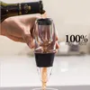 Aérateur de vin de luxe écologique, outils de bar, ensemble de tour, accessoires de verre à vin rouge, carafe magique rapide avec boîte-cadeau, acrylique en cristal, vente en gros