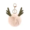 2022 New Forest Animal Party Gift Woven Elk Shape Plush Pendant Bagage Ladies Fashion Single Product
