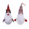 Décorations de Noël poupée lumineuse Rudolph sans visage Vieil Homme Arbre de Noël Pendentif T2I52830
