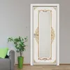 PVC Door Mural Wall Decals Art 3D Plaster Pattern Door Sticker Home Decor Picture Self Adhesive Waterproof Wallpaper For Bedroom 201009