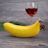 Frasco de cadera con forma de plátano de 5oz, botellas de vino de acero inoxidable amarillas, accesorios para beber en Barra de cocina