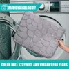 50x80cm Cobblestone Fleece Badkamer Memory Foam Rug Kit Toilet Bad Antislip Matten Vloer Tapijt Set Matras voor Decor 211026