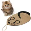 고양이 장난감 Sisal Scratcher 보드 매트 장난감 부드러운 침대 관리 애완 동물 연삭 패드 N W6T8