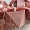 Candy Boxes Diamond Shape Paper Gift Wrap Box Chocolate Packaging Box Wedding Favors for Guests Baby Shower Birthday Party BBB14340