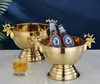304 stainless steel Deer Head ear cooler GOLD & SILVER CHAMPAGNE ICE BUCKET CHAMPAGNE ICE BOWL286S