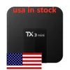 USA EN STOCK tx3 mini TV BOX amlogic s905w quad core android 8.1 os 2gb ram 16gb rom 2.4ghz wifi 100m lan led horloge
