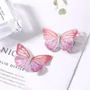 New Girls Beautiful Colorful Simulation Butterfly Hair Clips Sweet Hair Ornament Headband Hairpins Kids Hair Accessories 8 Y2