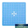 Colorful Shower Mats Square Plastic Non Slip Bathroom Mat With Drain Holes Anti-Mould Machine Washable Bathtub Mat For Hotel Factory price expert design Quality