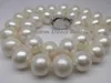 Fine Pearls Naszyjniki z koralikami Biżuteria Naturalna 18 -kwot cal chok prawdziwy okrągła okrągła biała naszyjnik Pearl373737987