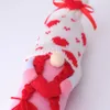 NEWValentine Day Wine Case Cover Decoration Faceless Doll Love Wine Bottle Bag Set Household Home Decoration CCA10560
