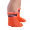 9 färger Doll Socks Sport Strumps slangblandning eller markera färg för 18 tum amerikansk tjejdocka9630108