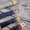 Montres montre pour hommes bracelet en cuir boîte en acier inoxydable boutons papillon sculpté tuo 2813 automatique mécanique movem301n