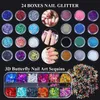 Nail Art Kits Acrylic Kit, Glue Powder Liquid Glitter Brush With Clipper File French Tips Professional Tools Kit