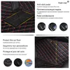 Flash mat leather car floor mats for Bmw 5 series E34 E39 E60 E61 F07 GT F10 F11 F18 2004-2018 Custom car foot carpet cover H220415