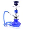 Arabisk hookah kristallglas hookah flaska färdig uppsättning hookah shisha singel / dubbelrör