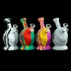 Narguilés YHSWE Fumer Pipes Silicone Capsule Pipe À Eau Dab Rig Verre Narguilé Tabac Bongs