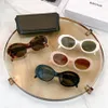النظارات الشمسية البيضاوي أزياء الشاطئ حملق الصيف مصمم النظارات الشمسية للرجال والنساء 3 ألوان اختيارية عالية الجودة